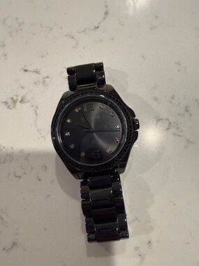 COACH Gunmetal-Look Women's Bracelet Watch